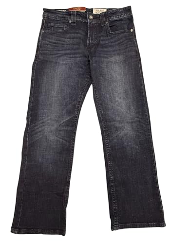 Axel Men's Straight Slim Boot Cut Stretch Denim Jeans, Relaxed Fit Boot Cut Jeans - Dark Wash (Bondi) (US, Waist Inseam, 40, 30, Regular, Regular, Bondi)